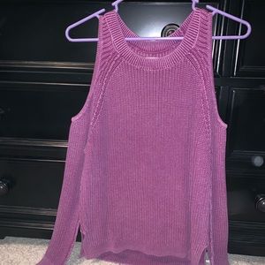 NWOT Hollister cold shoulder sweater